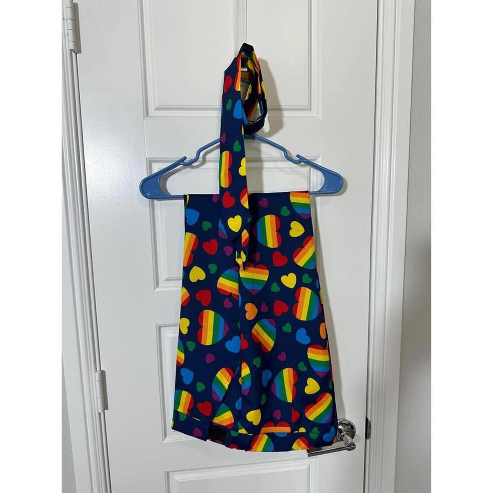 Colorful Heart Pattern Blazer - Picture 7 of 7